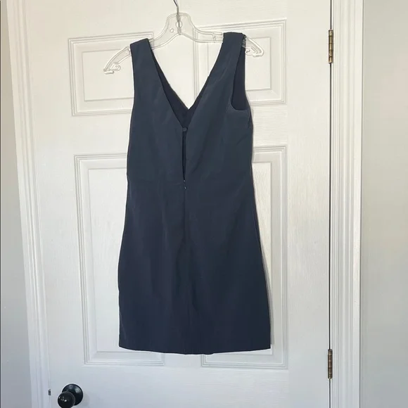 4/$20 Alythea Deep Blue Ruffle Mini Dress - Picture 3 of 3